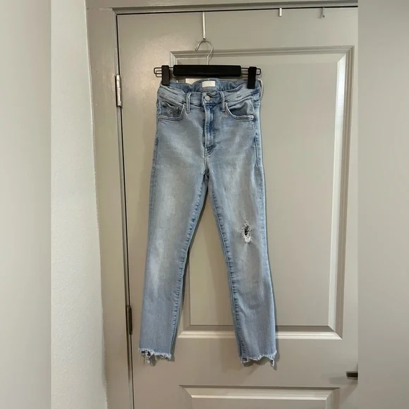 MOTHER Denim The insider crop Jean in color Outerspace - Picture 1 of 9